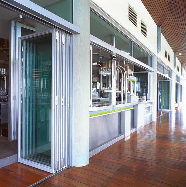 Commercial Exterior Folding Door Application-Aluminum sliding-doors-commercial