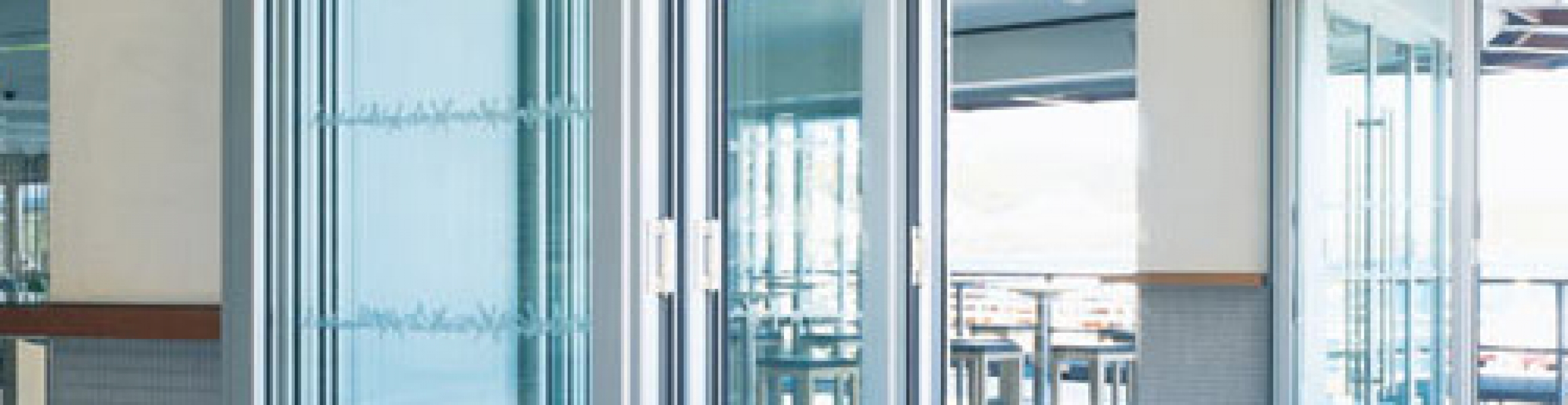 Commercial Exterior Folding Door Aluminum Windows
